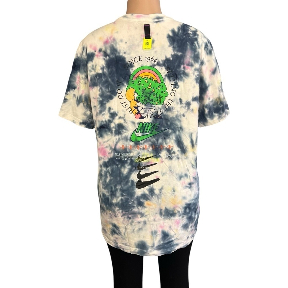 Nike Festival Graphic Blue Tie Dye T-Shirt - Picture 6 of 10